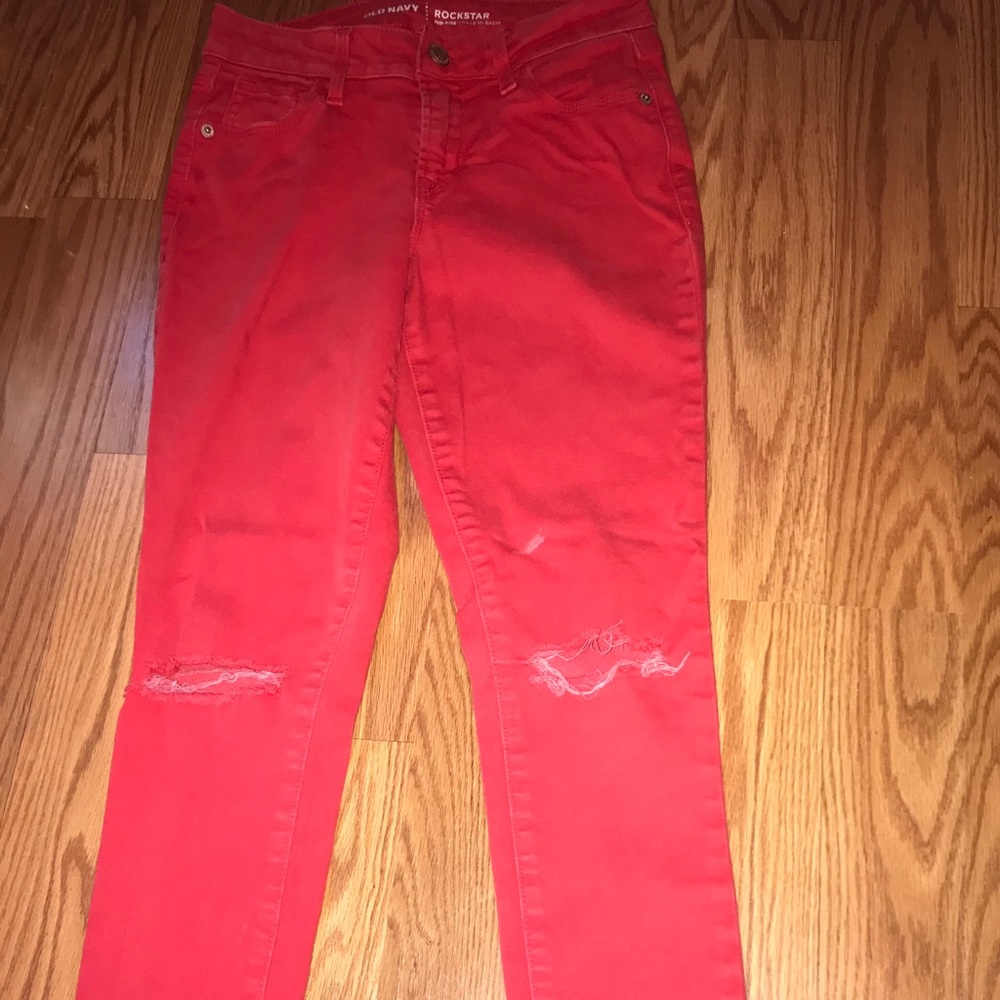 Red Old Navy Jeans